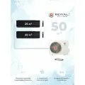 Инверторная мульти сплит-система Royal Clima Multi Gamma Attica Nero на 2 комнаты (2*25 м2) 2TFM-17HN/OUT + 2*RCI-AND09HN - чёрный цвет, завод TCL, обогрев до -20С, супертихие блоки (21дБ)