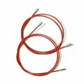 ChiaoGoo Леска/кабель для спиц TWIST Red S Металл+Нейлон (55 см, (7522-S))