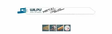 Полотно для сабельных пил WILPU 006/200 bi (1/2) Арт.1852000005 для стали, цветных металлов 1,5-6 мм, древесины с металлом 5 шт/уп