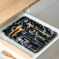 Лоток для столовых приборов 5 отделений 36х29х5 см Пегас, органайзер, пластик