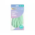 Хозяйственные латексные перчатки PATERRA SOFT TOUCH, с экстрактом алоэ, хлопковое напыление, р. XL 402-934