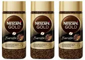 NESCAFE Кофе растворимый Gold Barista, cтеклянная банка, 85 гр, 3 шт