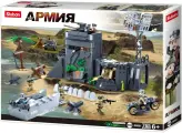 Конструктор SLUBAN WW2 M38-B0861 Высадка в Нормандии (765дет, 8фиг.)