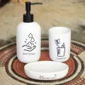 Набор для ванной Paris ND Play (диспенсер, стакан, мыльница), керамика