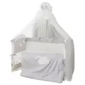 Perina комплект Бамбино (6 предметов) серый, балдахин в комплект не входит