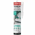 Герметик силиконовый затирка Litokol Litosil черный графит 280 мл
