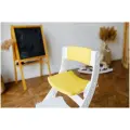 Комплект подушек на растущий стул Друг Кузя хлопок, желтые