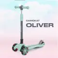 Самокат трехколесный детский складной MOWBaby MC030 Oliver, Green