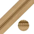 Молния MaxZipper рулонная спираль №5-N цв. F296 т. бежевый уп.200м