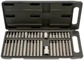 Набор ключей звездочек 40640, TORX, SPLINE, 40 предметов, набор бит коротких и длинных для авторемонта
