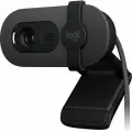 Веб камера Logitech Brio 90 Graphite, Full HD 1080, с микрофоном, серая
