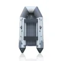 Моторная килевая лодка Тайга НД-270 двухместная, сварные швы, с надувным дном (серый цвет)