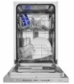 Посудомоечная машина HOMSAIR DW44L-2, встраиваемая, конденсационная сушка, 9 л воды, А++