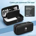 Сумка для хранения Nintendo Switch OLED с 4 колпачками для джойстика Коробка для хранения / корпус с кронштейном NS Полный комплект аксессуаров