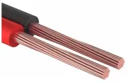 Акустический кабель 2х0.25 кв. мм, красно-черный, 100м PROCONNECT 01-6101-6
