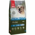 Корм сухой Blitz (pet) Blitz Holistic Fresh Trout монопротеиновый для взрослых собак средних и крупных пород, при чувствительном пищеварении со свежей форелью, 12 кг