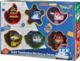 Игровой набор Робокар Поли из 6 трансформеров 7,5 см, Robocar Poli, ZR-915