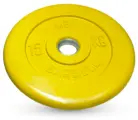 15 кг диск (блин) MB Barbell (желтый) 50 мм.