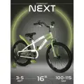 Велосипед двухколесный детский 16, рост 100-115 см, на 3 года 4 года 5 лет, для мальчика, для девочки, TOPEMOUNT NEXT