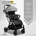 Коляска прогулочная детская Jovola Cooper, легкая, для путешествий, автоматическое складывание, серый