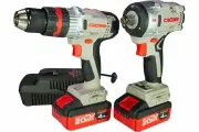 Набор инструмента CROWN CT22062HX-4 BMC+CT21075HMX, 20В, с кейсом