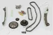 Комплект цепи привода ГРМ Nissan Qashqai (J10), X-Trail (T31) 2.0 (MR20DE), Tiida 1.8 (MR18DE) 07-> Japanparts арт. KDK-102