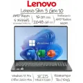 16 Hоутбук Lenovo IdeaPad Slim 3 Gen 10, IPS WUXGA, AMD Ryzen 5 7535HS (4.55 ГГц), RAM 16 ГБ LPDDR5, SSD 2 ТБ, AMD Radeon 660M, Windows 11 Pro + Office 2021 Pro Plus, Русская раскладка, Металлическая крышка, Ростест (ЕАС)