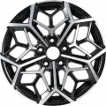 Диски автомобильные KDW KD1710 R17x7 5x114.3 ET50 CB66.1 Black_Front_Polished