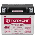 Аккумулятор TOTACHI CMF 1212 12 V 12 A/h YTX12-BS AGM для мототехники