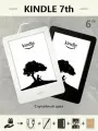 Amazon 6 Электронная книга Amazon Kindle 7-го поколения 6 дюймов E-ink 4 ГБ поддерживает русский язык, белый, черный