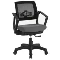 Универсальное кресло FALTO ROBO С250 (поворот спинки, слайдер, сетка, ткань, каркас черный, серый)