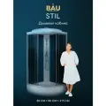 Душевая кабина BAU Stil 800x800х215, прозрачное закаленное стекло