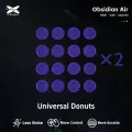 Ножки для мыши (глайды) X-raypad Obsidian Air Skates Universal Donuts, универсальные, 1.0мм, D=9.5мм, 32шт