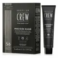 American Crew Precision Blend 5/6 - Камуфляж для седых волос, Средний пепельный, 3х40 мл.