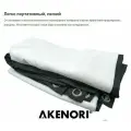 Экран для проектора Akenori 120 002 с кольцами и крюками, Белый с черными краями(формат 4:3 и 16:9)