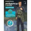 Вейдерсы Finntrail Aquamaster 1536 мембранные, забродные штаны для рыбалки и квадроцикла ( CamoShadowGreen, M )