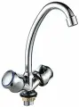 Смеситель для кухонной мойки R64113F Rainsberg двухвентильный, хром, крепление на гайке.