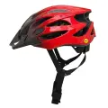 Велосипедный шлем Moon Mips для взрослых Красный, L 58-61cm, Red