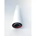 Труба для дымохода коаксиальная 60/100, длина 1,0 м, FE/AL (CAMINO)