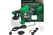 Rockforce Краскопульт ручной электрический (230В, 400Вт, объем бачка 1л, макс. расход краски 800мл/мин) RF-SG100-640H(59000)