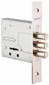 Замок врезной BORDER 76314 ЗВ8-8У/13 NIS (матовый никель), трехригельный, сувальдный, с 3 ключами