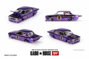 Коллекционная машинка Kaido House x MINI GT 1:64 Datsun 510 Pro Street Anniversary Edition Purple LHD