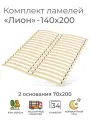Упругие ламели Лион, 140х200 см. (бескаркасное кроватное основание, ламели на ленте, реечное дно кровати)