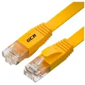 Патч-корд GCR RJ-45(M) - RJ-45 (M) (GCR-LNC65), длина 7.5 м, желтый