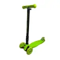 Детский складной самокат Slider SS3NBAG, четырехколесный, зеленый