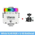 Ulanzi VL49 RGB Светодиодная лампа для видео W VL49 RGB U-60