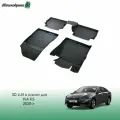 Коврики резиновые в салон 3D LUX для KIA K5 (2020-)/КИА К5 SRTK/сртк
