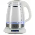 Чайник электрический Hyundai HYK-G5507, 2200Вт, белый и серебристый