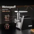 Мясорубка электрическая Weissgauff WMG 673 BS Производительность 2.5 кг в минуту, Металлический лоток