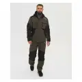 Костюм демисезонный мембранный Huntsman Торнадо до -15 для охоты, рыбалки, ткань Breathable, цвет хаки (р.60-62/182-188)